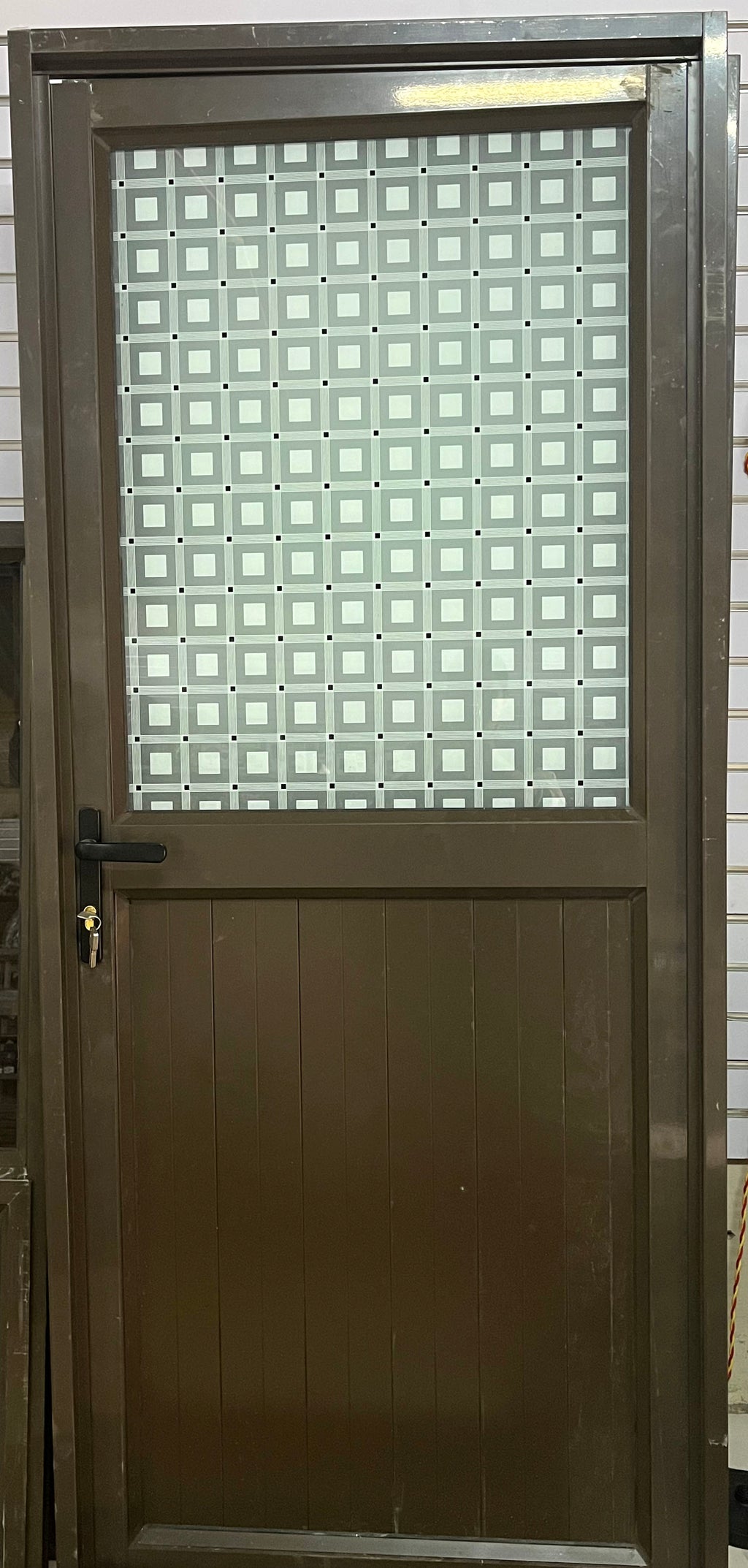 ALUMINIUM SINGLE DOOR SIZE 900MM*2100MM