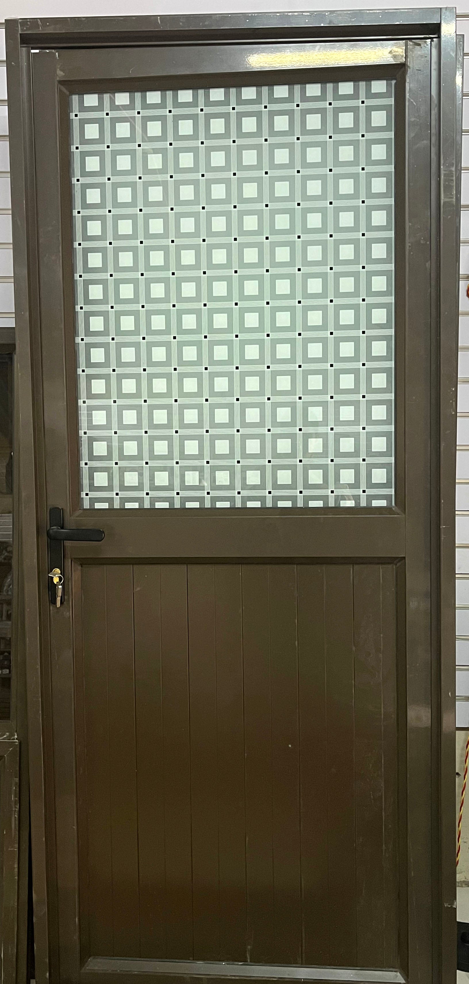 ALUMINIUM SINGLE DOOR SIZE 900MM*2100MM
